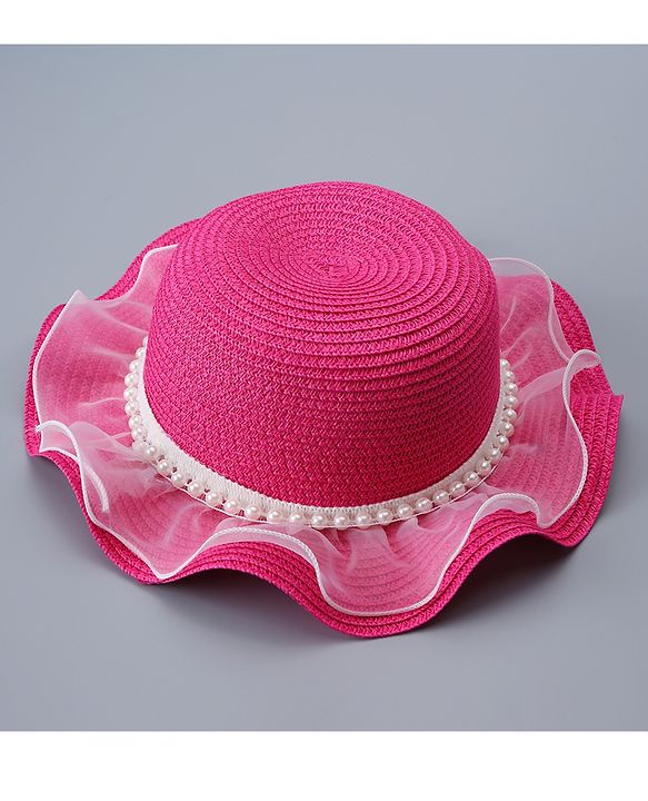 Babyhug Straw Hat - Pink