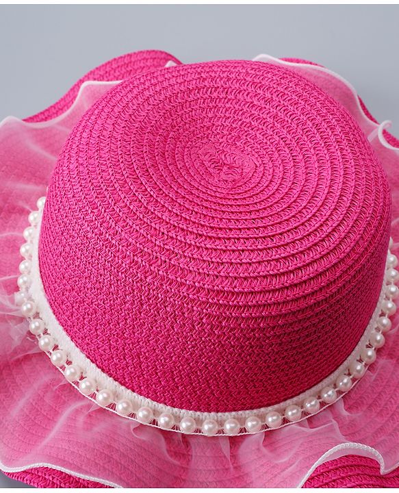 Babyhug Straw Hat - Pink