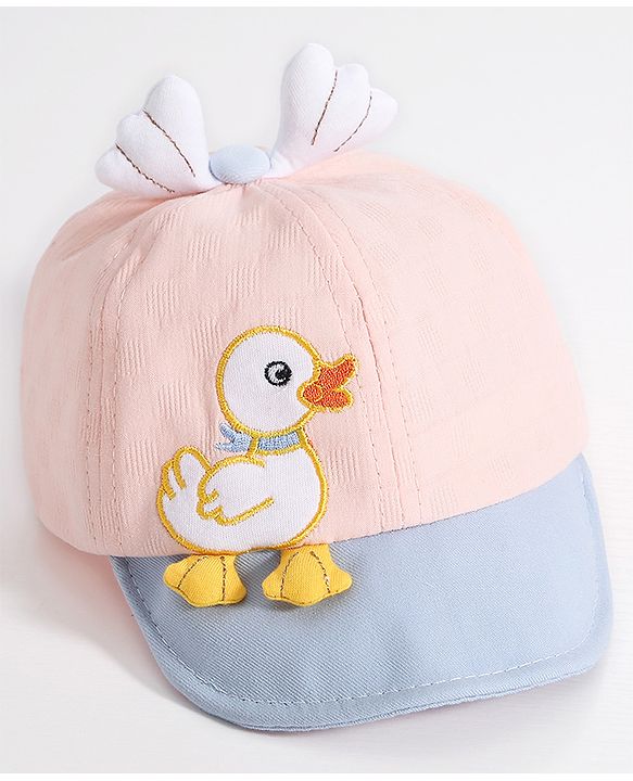 Babyhug Baseball Cap Duck Design -  Pink