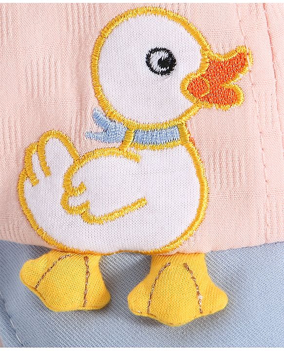 Babyhug Baseball Cap Duck Design -  Pink