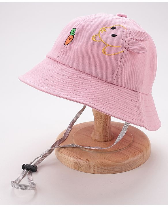 Babyhug Bucket Hat Bunny Design - Pink