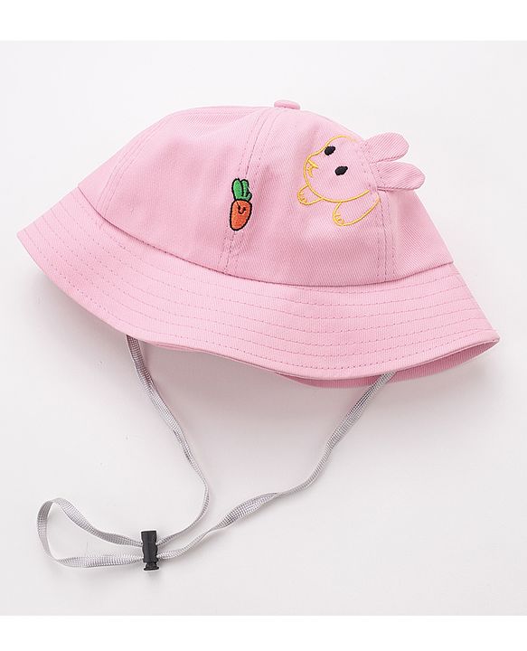 Babyhug Bucket Hat Bunny Design - Pink