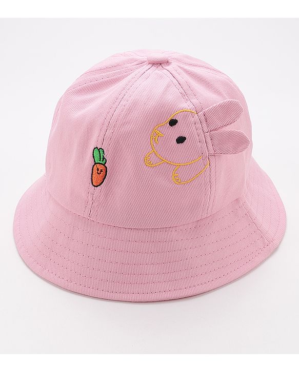 Babyhug Bucket Hat Bunny Design - Pink
