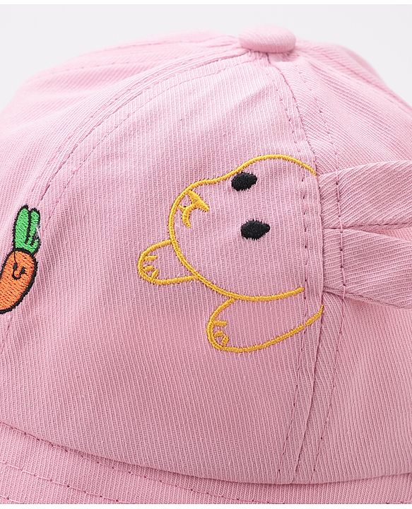 Babyhug Bucket Hat Bunny Design - Pink