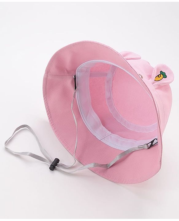 Babyhug Bucket Hat Bunny Design - Pink