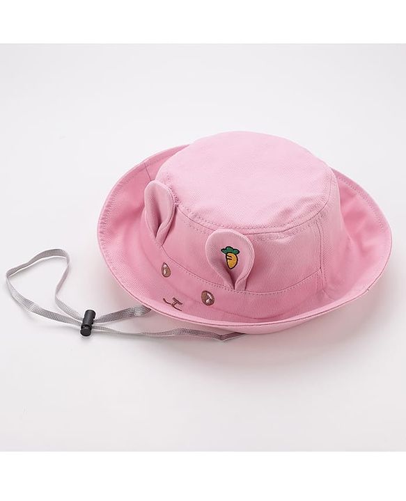 Babyhug Bucket Hat Bunny Design - Pink