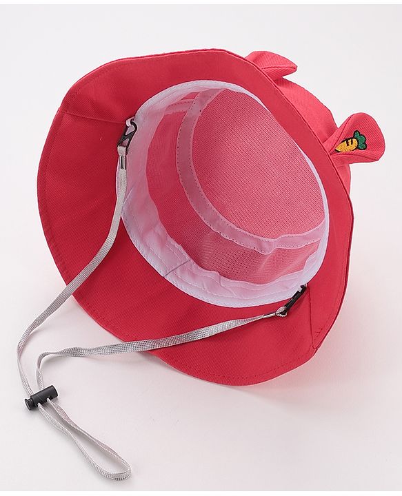 Babyhug Bucket Hat Bunny Design - Pink