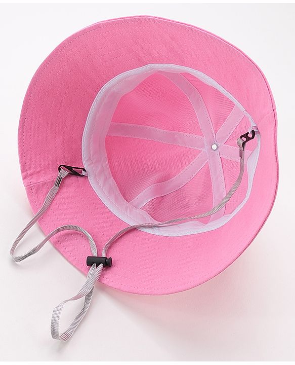 Babyhug Bucket Hat Smiley Design - Pink