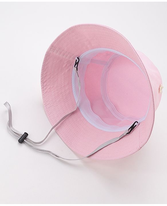 Babyhug Bucket Hat Floral Design - Pink
