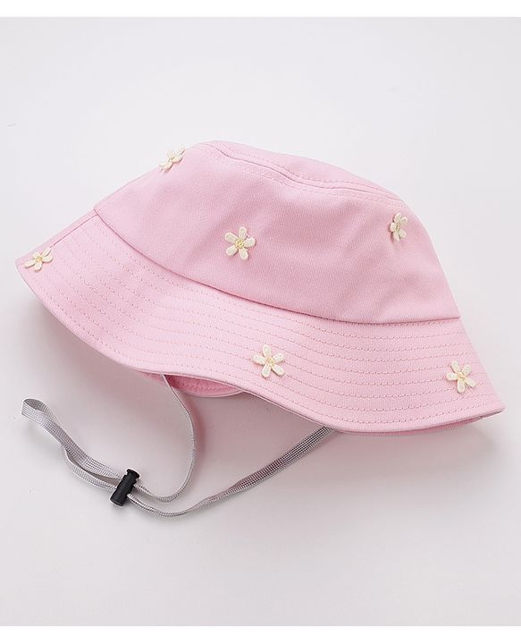 Babyhug Bucket Hat Floral Design - Pink
