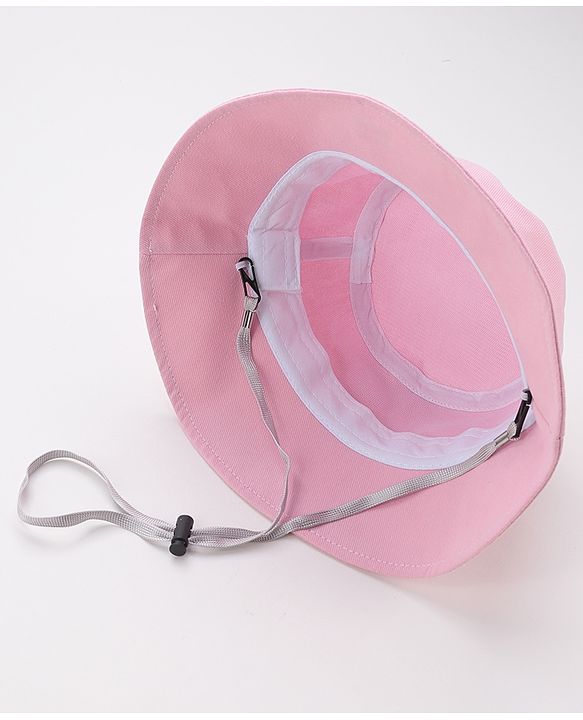 Babyhug Bucket Hat Cow Print Pink - Diameter 18 cm