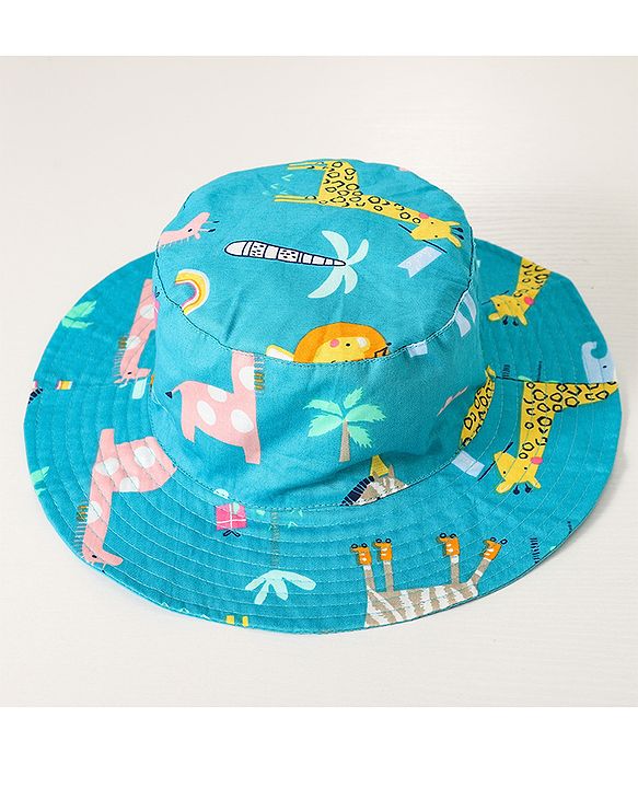 Babyhug Bucket Hat Animal Print -Multicolor