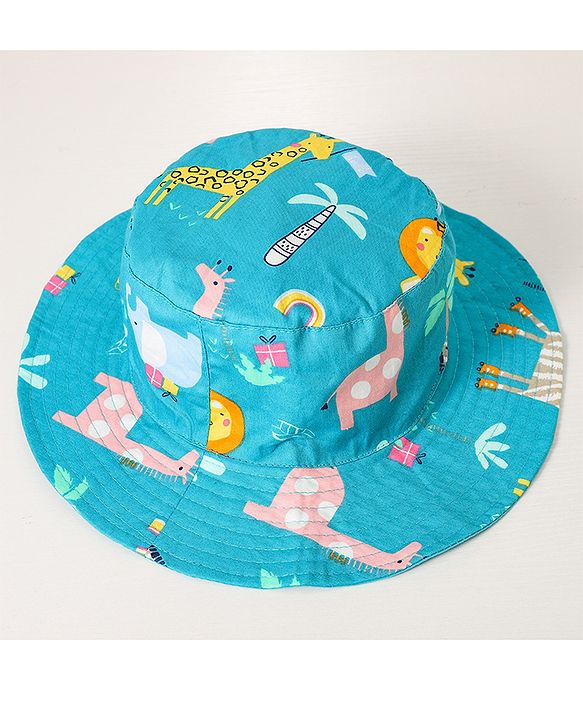 Babyhug Bucket Hat Animal Print -Multicolor
