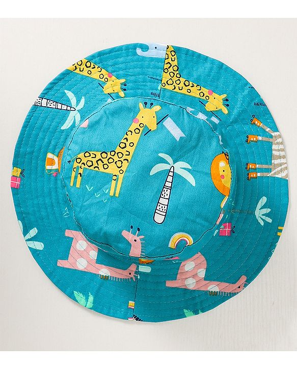 Babyhug Bucket Hat Animal Print -Multicolor