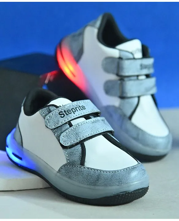 Grey flyknit pattern texture velcro shoe sneaker | Mens sneakers trainers  online 2471MS