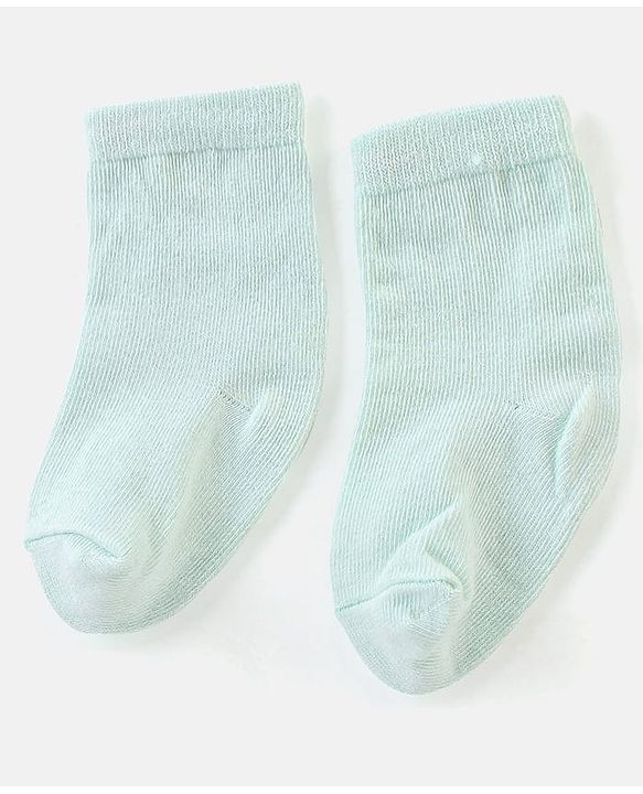 Cute Walk By Babyhug Non Terry Anti Bacterial Ankle Length Design Socks Pack of 3 - Multicolour