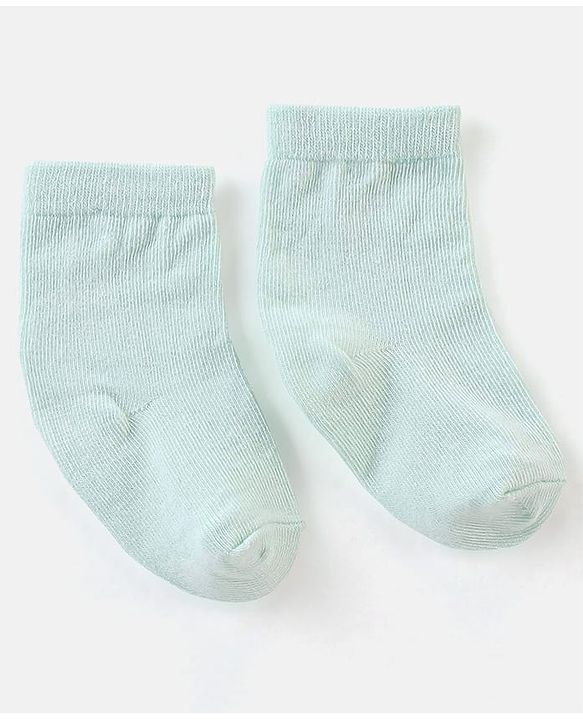 Cute Walk By Babyhug Non Terry Anti Bacterial Ankle Length Design Socks Pack of 3 - Multicolour
