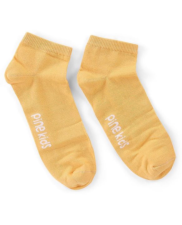 Pine Kids Spandex Ankle Length Stripes Design Socks Pack of 3 - Multicolour