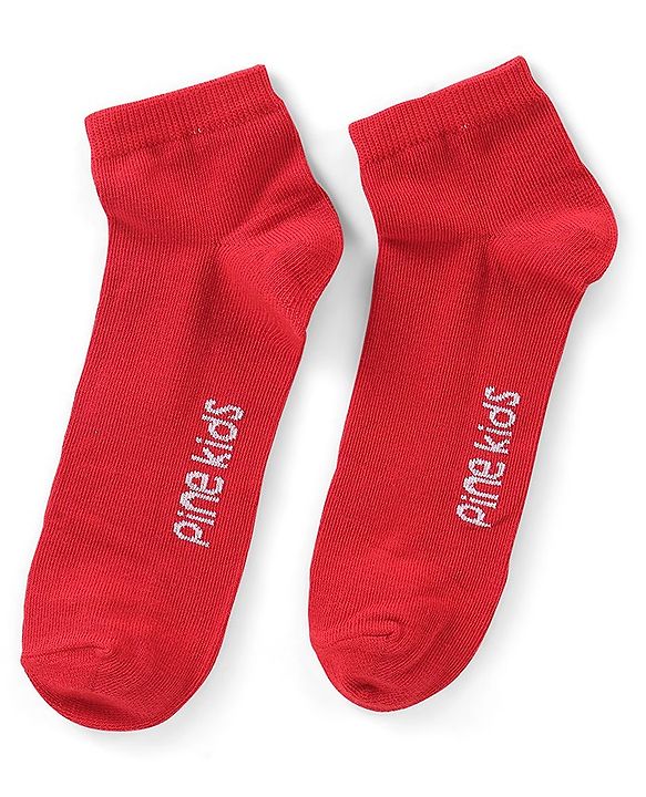 Pine Kids Spandex Ankle Length Design Socks Pack of 3 - Multicolour