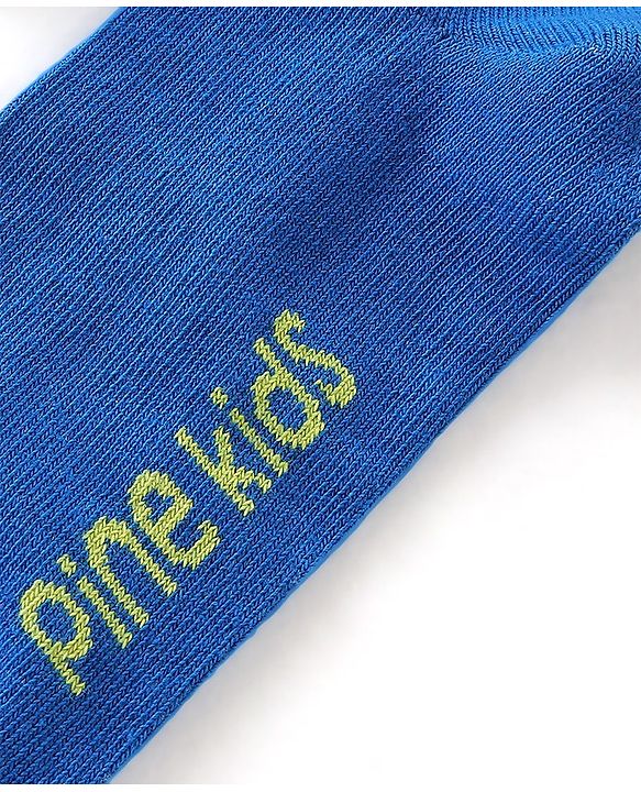 Pine Kids Spandex Ankle Length Design Socks Pack of 3 - Multicolour