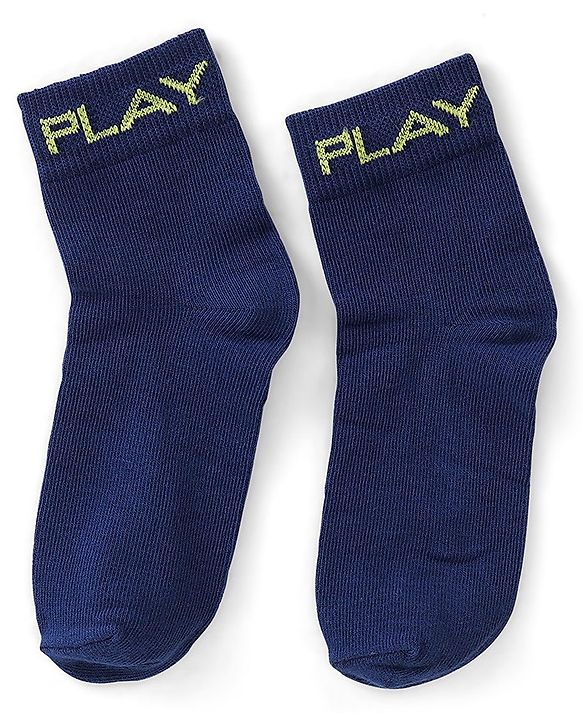 Pine Kids Spandex Ankle Length Stripes Design Socks Pack of 3 - Multicolour