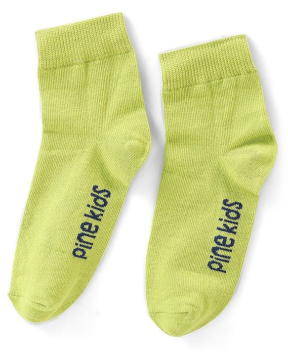 Pine Kids Spandex Ankle Length Stripes Design Socks Pack of 3 - Multicolour