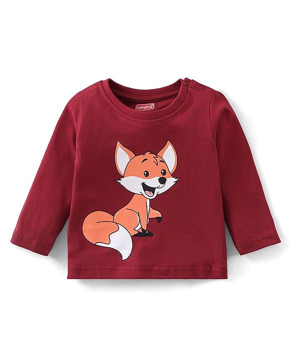 Babyhug Cotton Knit Full Sleeves T-Shirt with Koala Graphics Pack of 5 - Multicolour