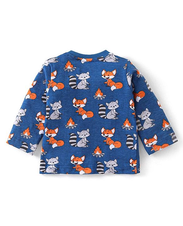 Babyhug Cotton Knit Full Sleeves T-Shirt with Koala Graphics Pack of 5 - Multicolour