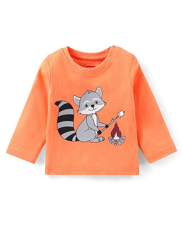 Babyhug Cotton Knit Full Sleeves T-Shirt with Koala Graphics Pack of 5 - Multicolour