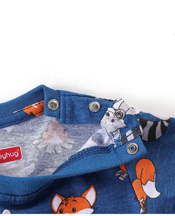 Babyhug Cotton Knit Full Sleeves T-Shirt with Koala Graphics Pack of 5 - Multicolour