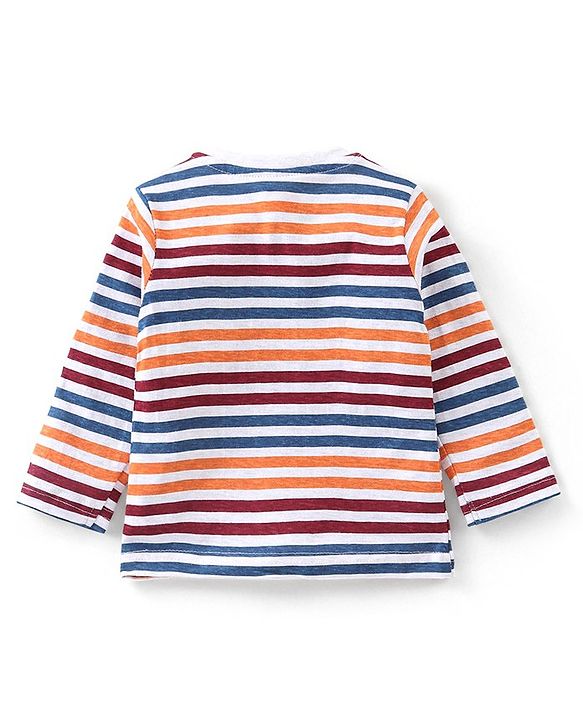 Babyhug Cotton Knit Full Sleeves T-Shirt with Koala Graphics Pack of 5 - Multicolour