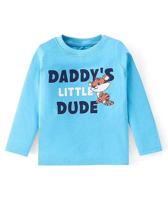 Babyhug Cotton Knit Full Sleeves T-Shirt With Dino Graphics Pack of 7 - Multicolour