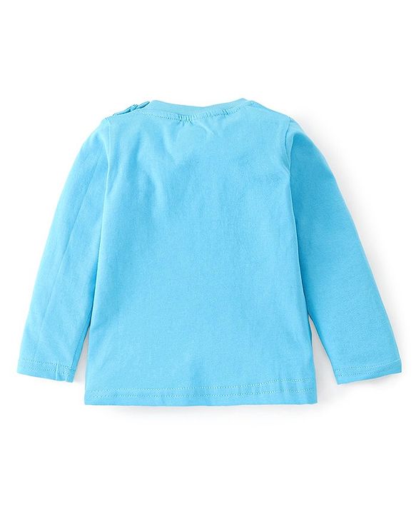 Babyhug Cotton Knit Full Sleeves T-Shirt With Dino Graphics Pack of 7 - Multicolour