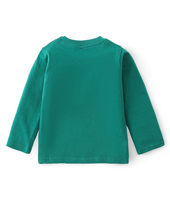 Babyhug Cotton Knit Full Sleeves T-Shirt With Dino Graphics Pack of 7 - Multicolour