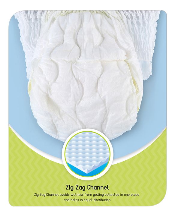 Babyhug Super Dry Pant Style Diaper Medium (M) Size - 74 Pieces
