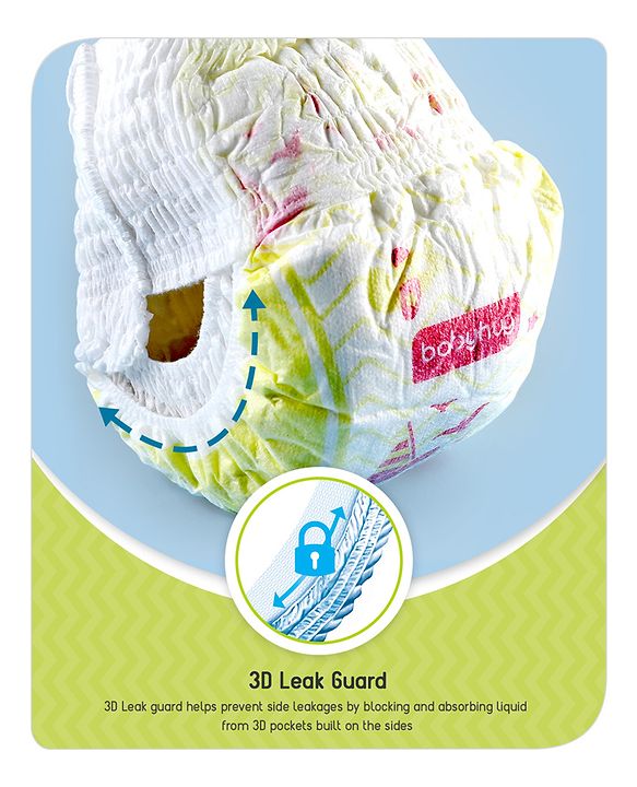 Babyhug Super Dry Pant Style Diaper Medium (M) Size - 74 Pieces