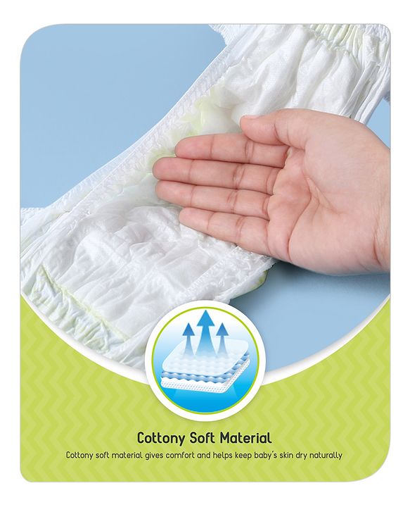 Babyhug Super Dry Pant Style Diaper Medium (M) Size - 74 Pieces