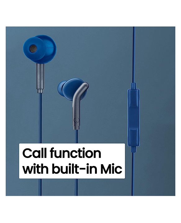 Zebronics Bro In Ear Wired Headphone- Blue Online in India, Buy at