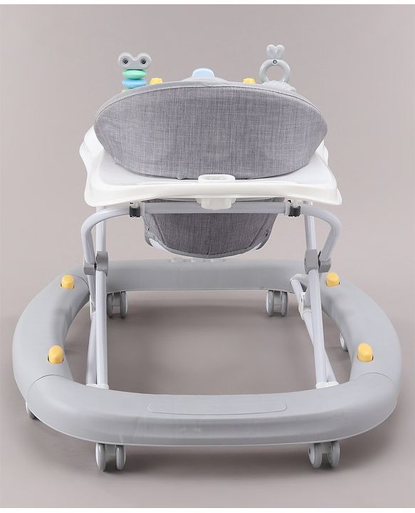 Babyhug 2 In 1 Multifunctional Baby Walker Cum Rocker With 3 Level Height Adjustment & Musical Play Tray -Green