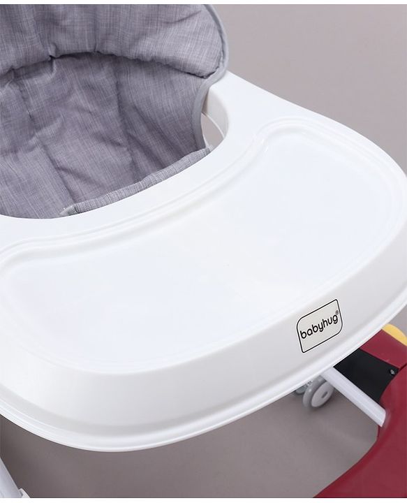 Babyhug 2 In 1 Multifunctional Baby Walker Cum Rocker With 3 Level Height Adjustment & Musical Play Tray -Green