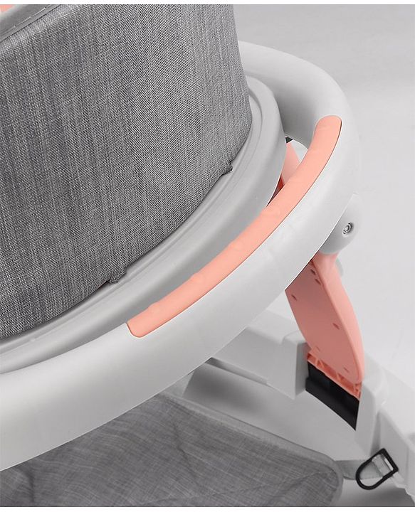 Babyhug Multi-functional Musical Baby Walker- Orange