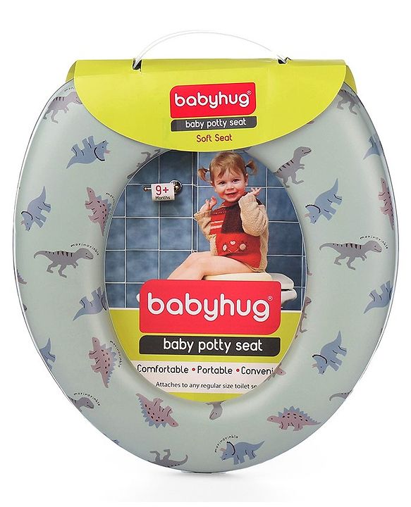 Babyhug Soft Cushioned Baby Potty Seat Dino Print (Color May Vary)