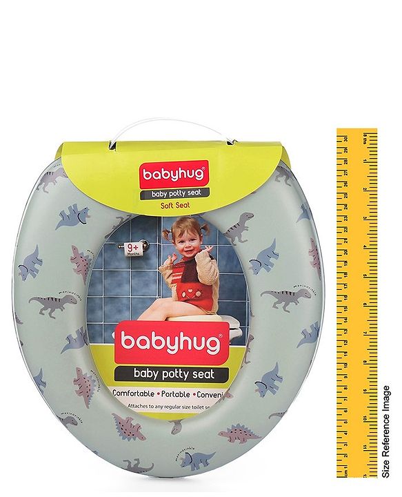Babyhug Soft Cushioned Baby Potty Seat Dino Print (Color May Vary)