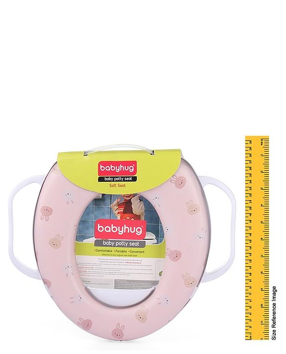 Babyhug Soft Cushioned Baby Potty Seat with Handle (Color May Vary)