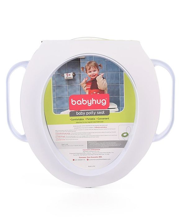 Babyhug Soft Cushioned Baby Potty Seat with Handle (Color May Vary)