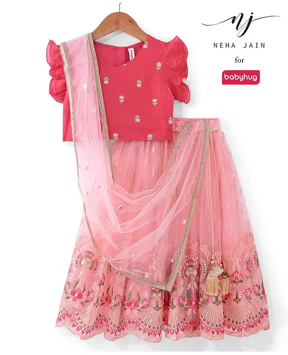 Buy Wedding Party Lehenga - Exquisite Pink Georgette Lehenga Choli –  Empress Clothing