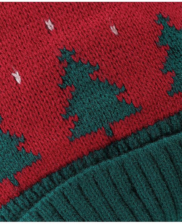 Babyhug Woollen Cap Tree Design - Multicolour