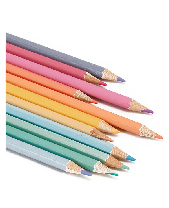 Little Hunk 12 Shade Colour Pencils Pack of 2 Multicolor Online in India,  Buy at Best Price from  - 14417645