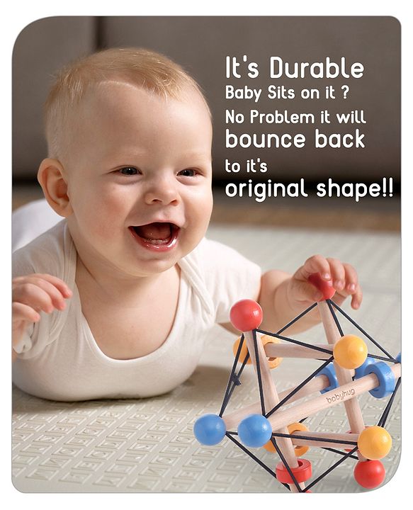 Babyhug Skwish Rattle- Multi colour
