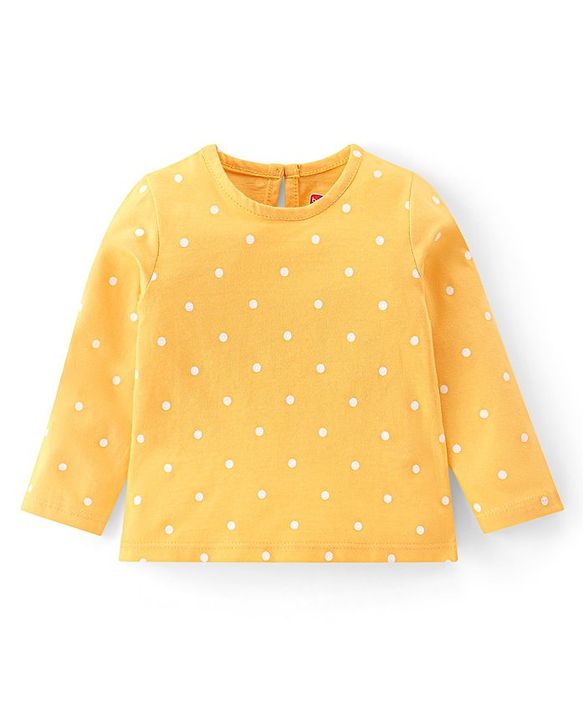 Babyhug 100% Cotton Knit Full Sleeves T-Shirt With Floral Graphics Pack Of 3 - Multicolour